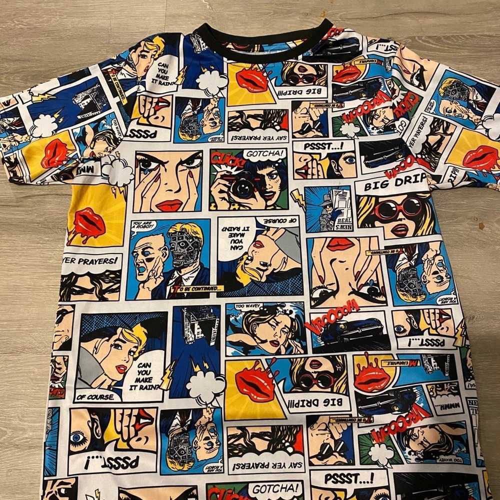 Oh Snap! Drill Clothing Comic Book Shirt [SizeS] - image 1