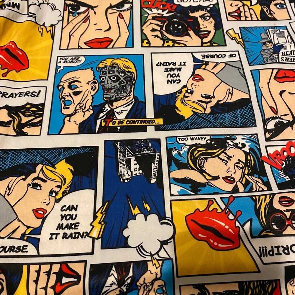 Oh Snap! Drill Clothing Comic Book Shirt [SizeS] - image 2