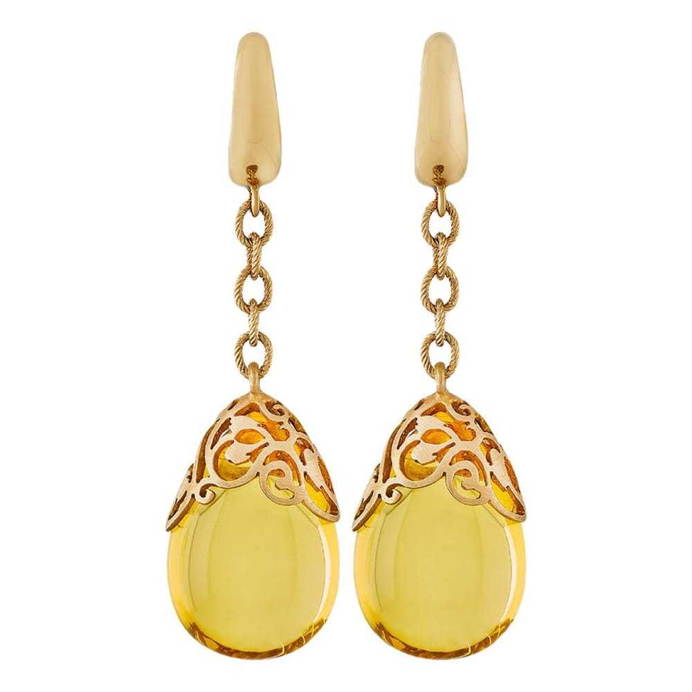 Pomellato Arabesque pink gold earrings - image 1