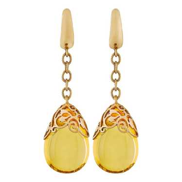 Pomellato Arabesque pink gold earrings - image 1