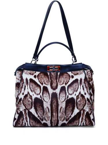 Fendi Pre-Owned Peekaboo leather handbag - Brown - image 1