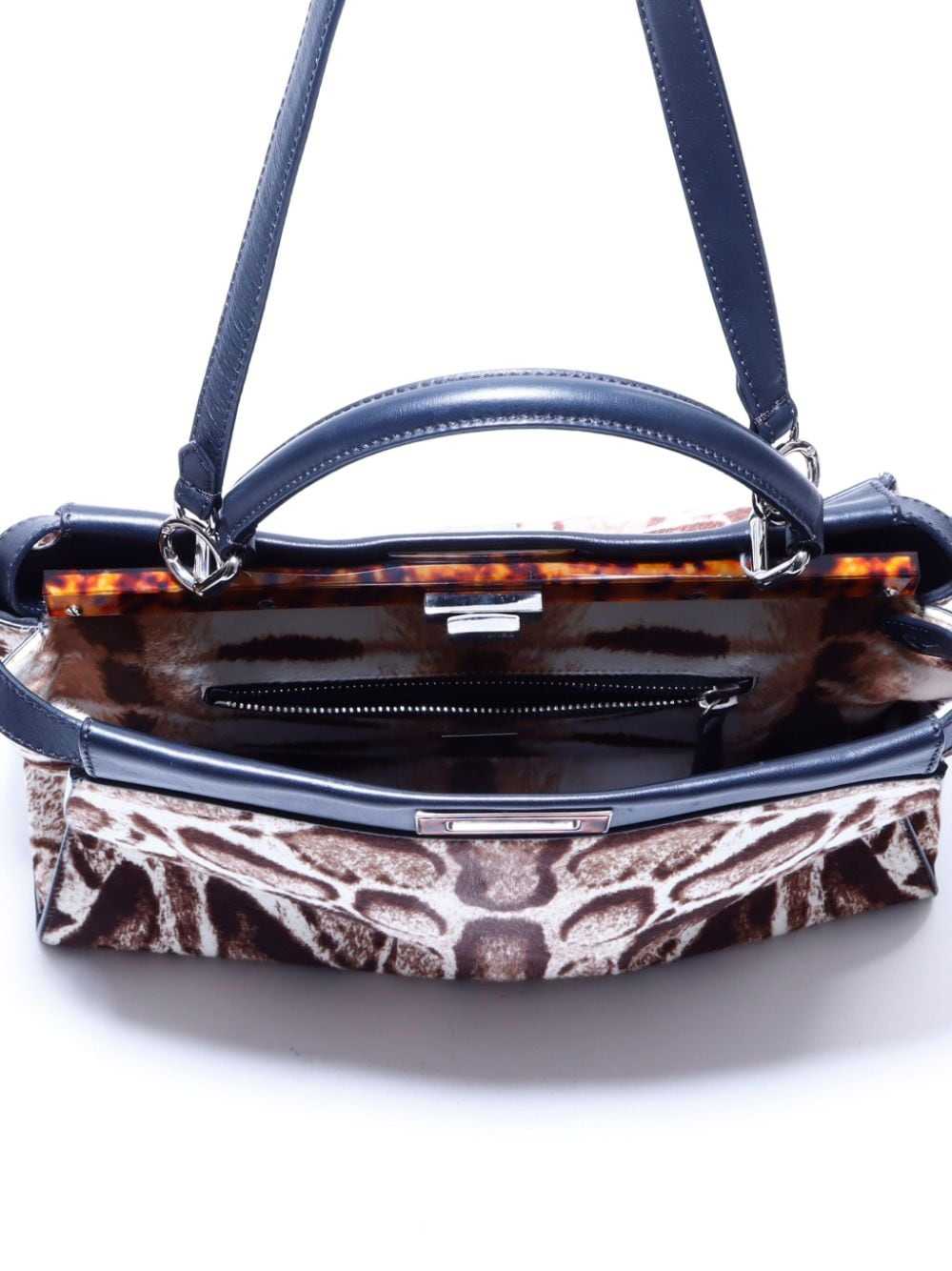 Fendi Pre-Owned Peekaboo leather handbag - Brown - image 5