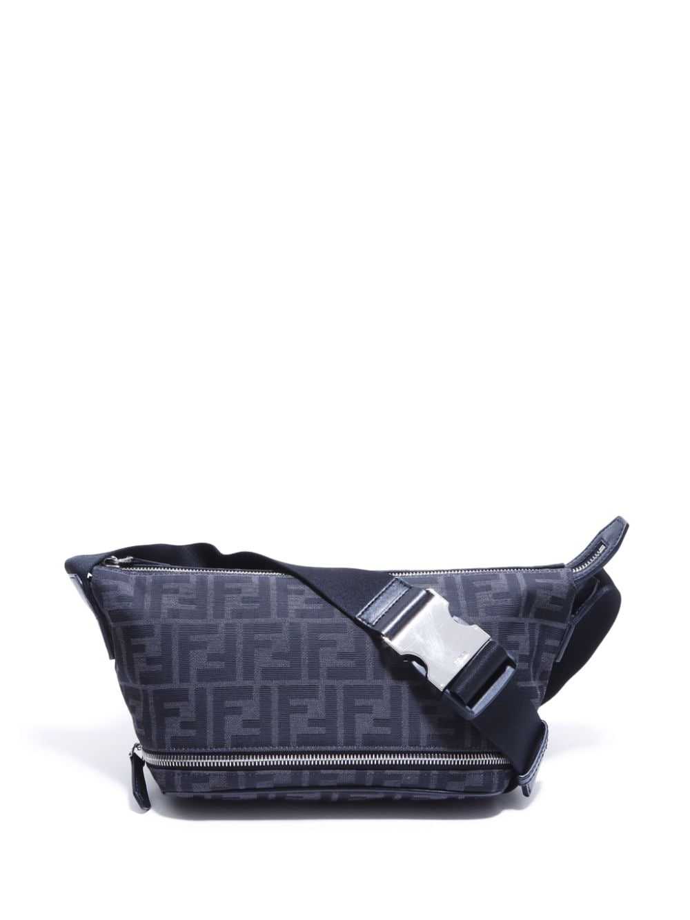 Fendi Pre-Owned Zucca canvas crossbody bag - Black - image 1