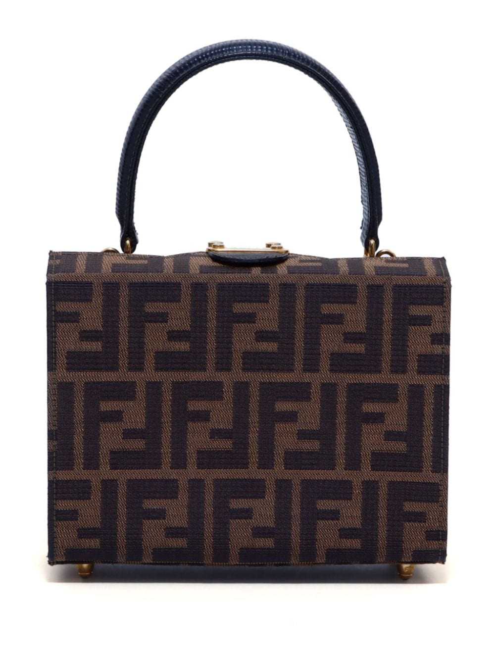 Fendi Pre-Owned Zucca two-way vanity handbag - Br… - image 2