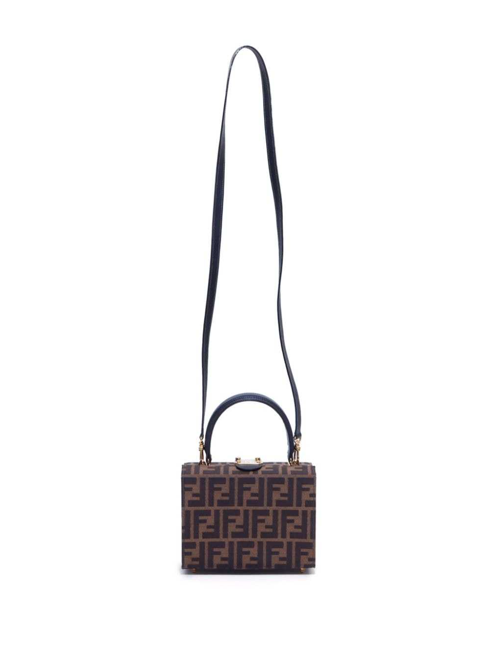 Fendi Pre-Owned Zucca two-way vanity handbag - Br… - image 5