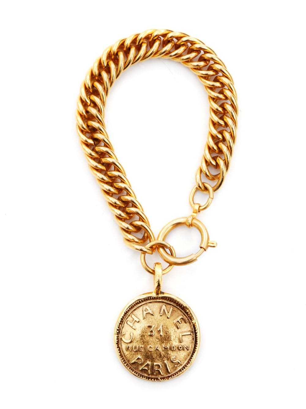 CHANEL Pre-Owned 2000s CC Medallion chain bracele… - image 2