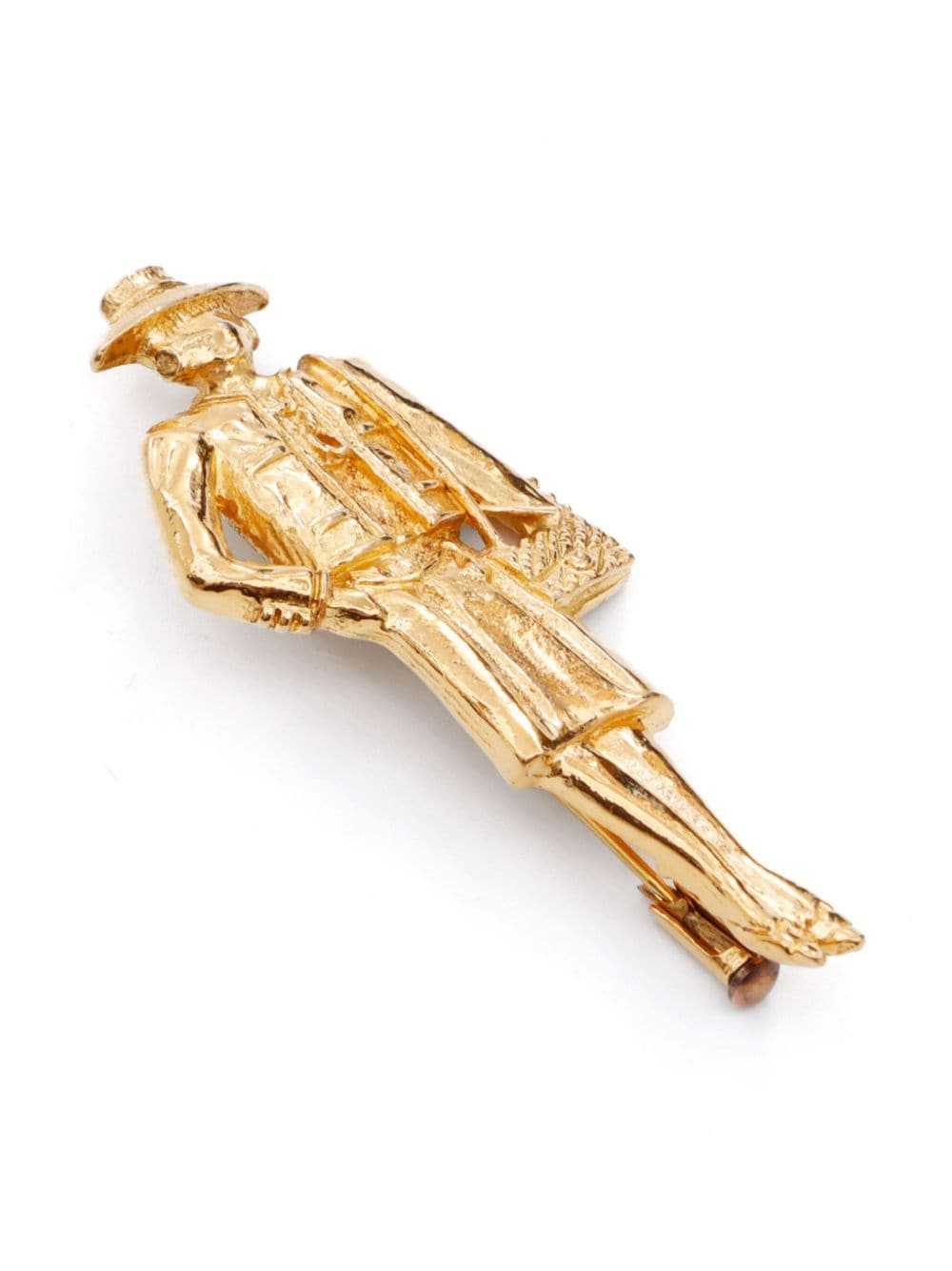 CHANEL Pre-Owned 1981-1985 Mademoiselle brooch - … - image 2