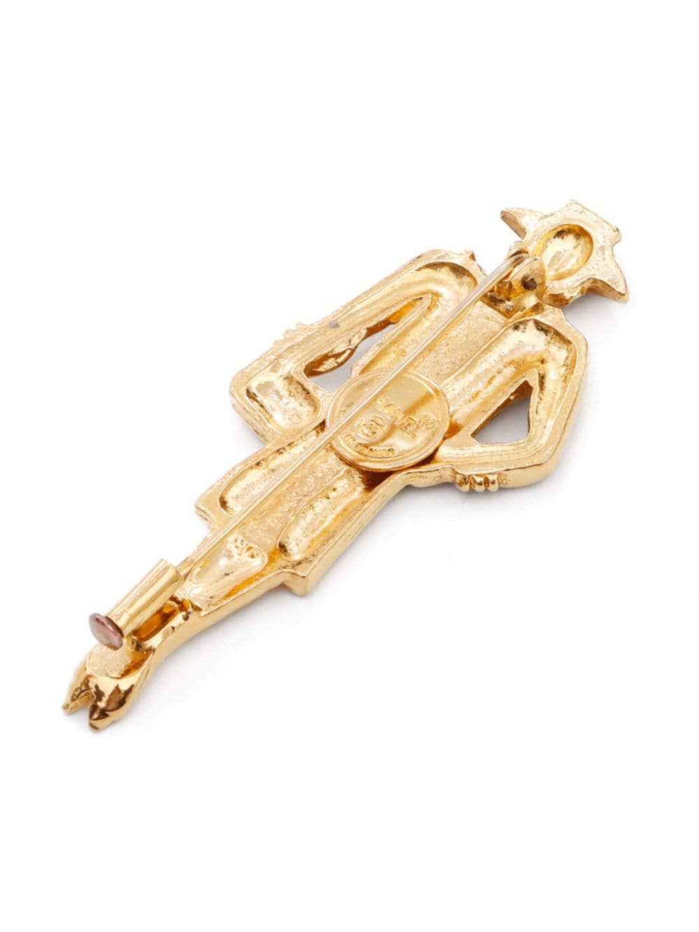CHANEL Pre-Owned 1981-1985 Mademoiselle brooch - … - image 4