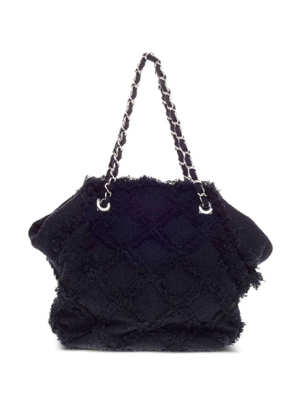 CHANEL Pre-Owned 2009 large Crochet Nature tote b… - image 2