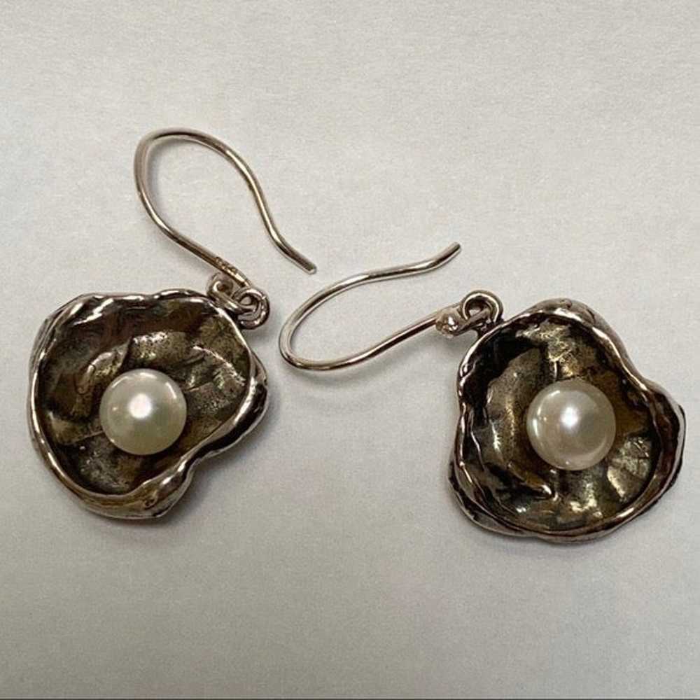 Sterling Silver / genuine cultured Pearl - image 1