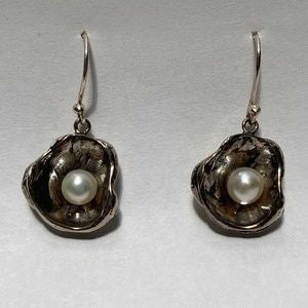 Sterling Silver / genuine cultured Pearl - image 4