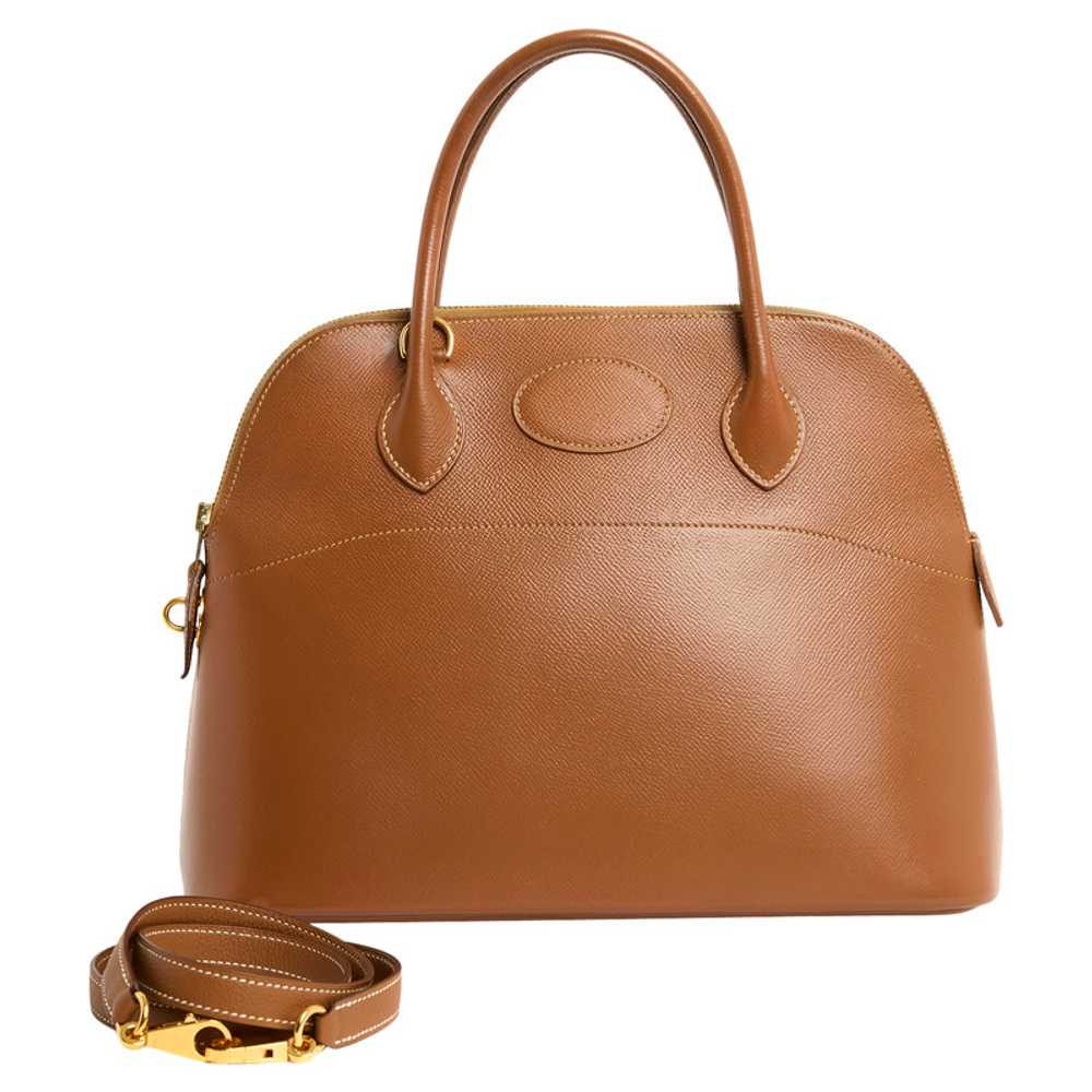 Hermès Birkin Bag 40 Leather in Ochre - image 1