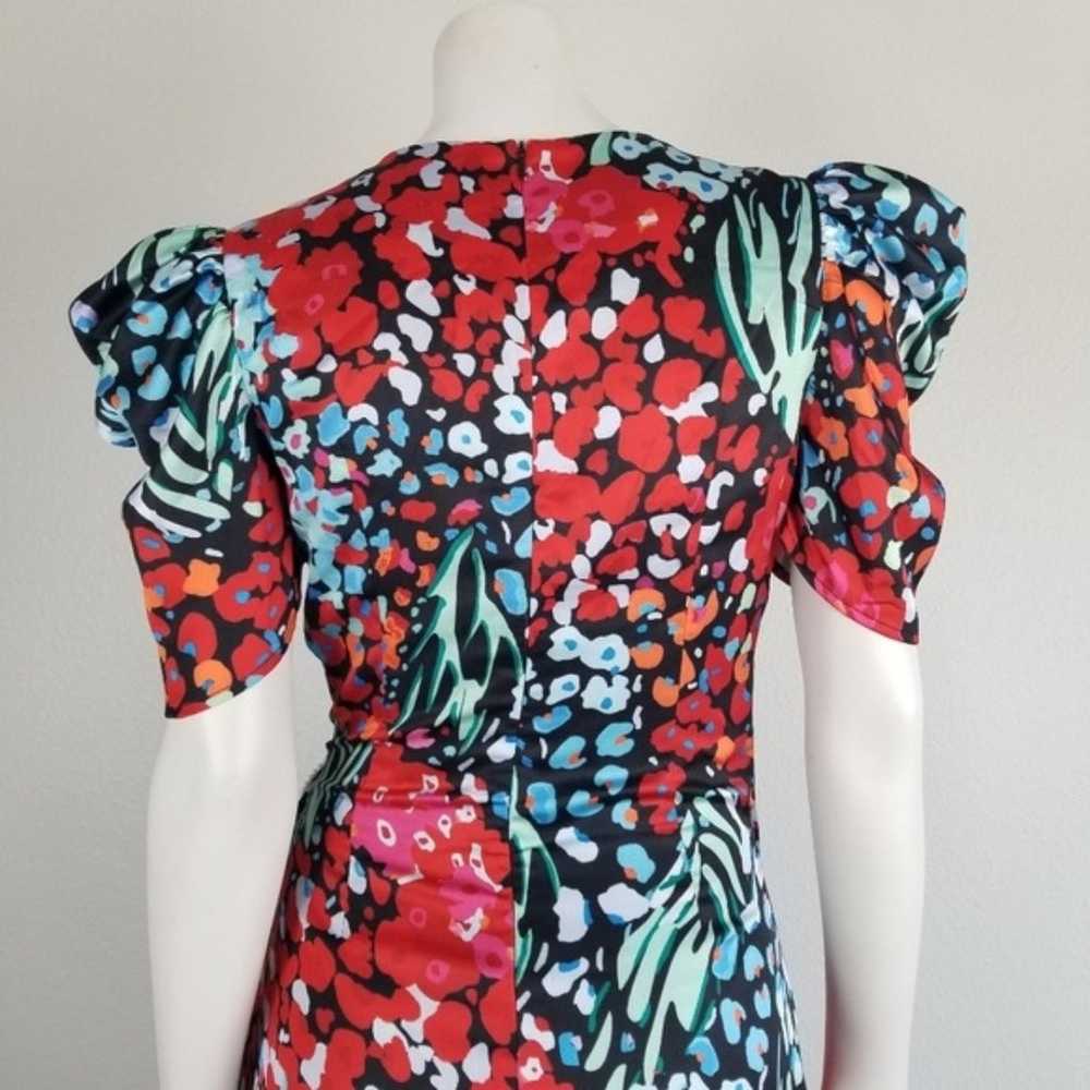 Elliatt Donna Party Faux Wrap Mini Dress in Multi… - image 7