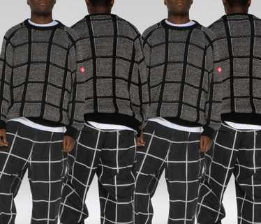 Buy Cav Empt Overdye Grid Wide Chinos 'Black' - CES19PT14 BLAC | GOAT MX