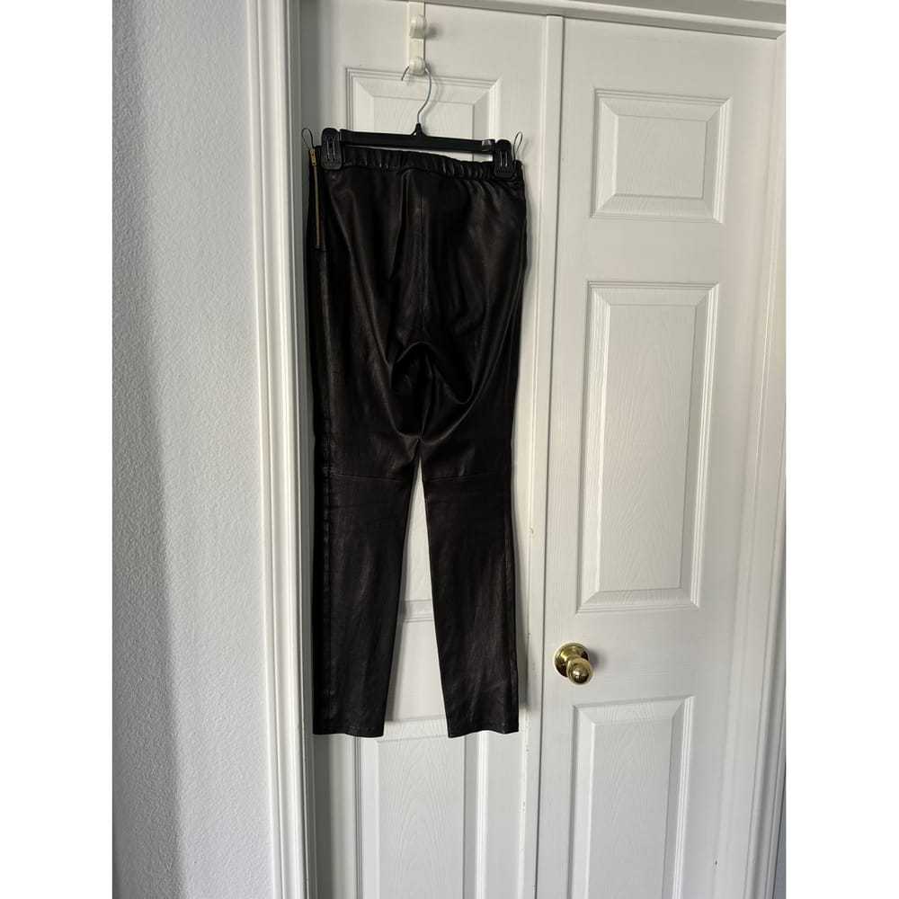 Gucci Leather trousers - image 2