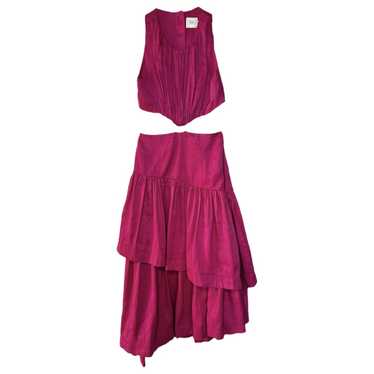 Aje Linen mid-length dress - image 1