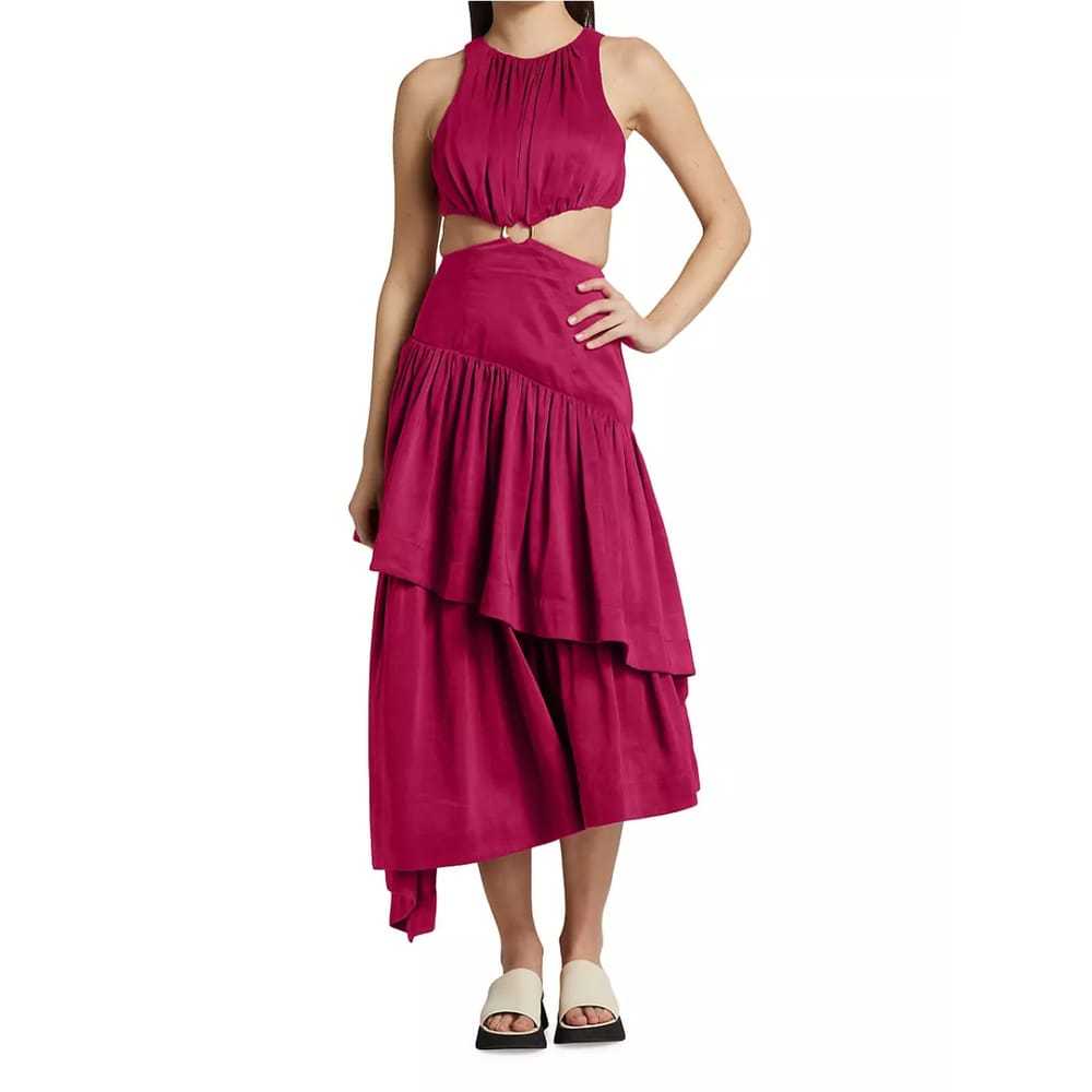 Aje Linen mid-length dress - image 4
