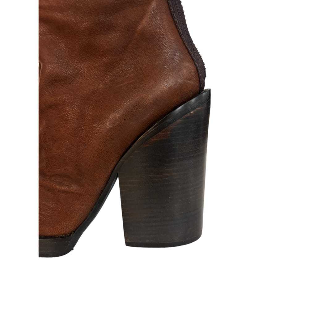 Haider Ackermann Leather western boots - image 10