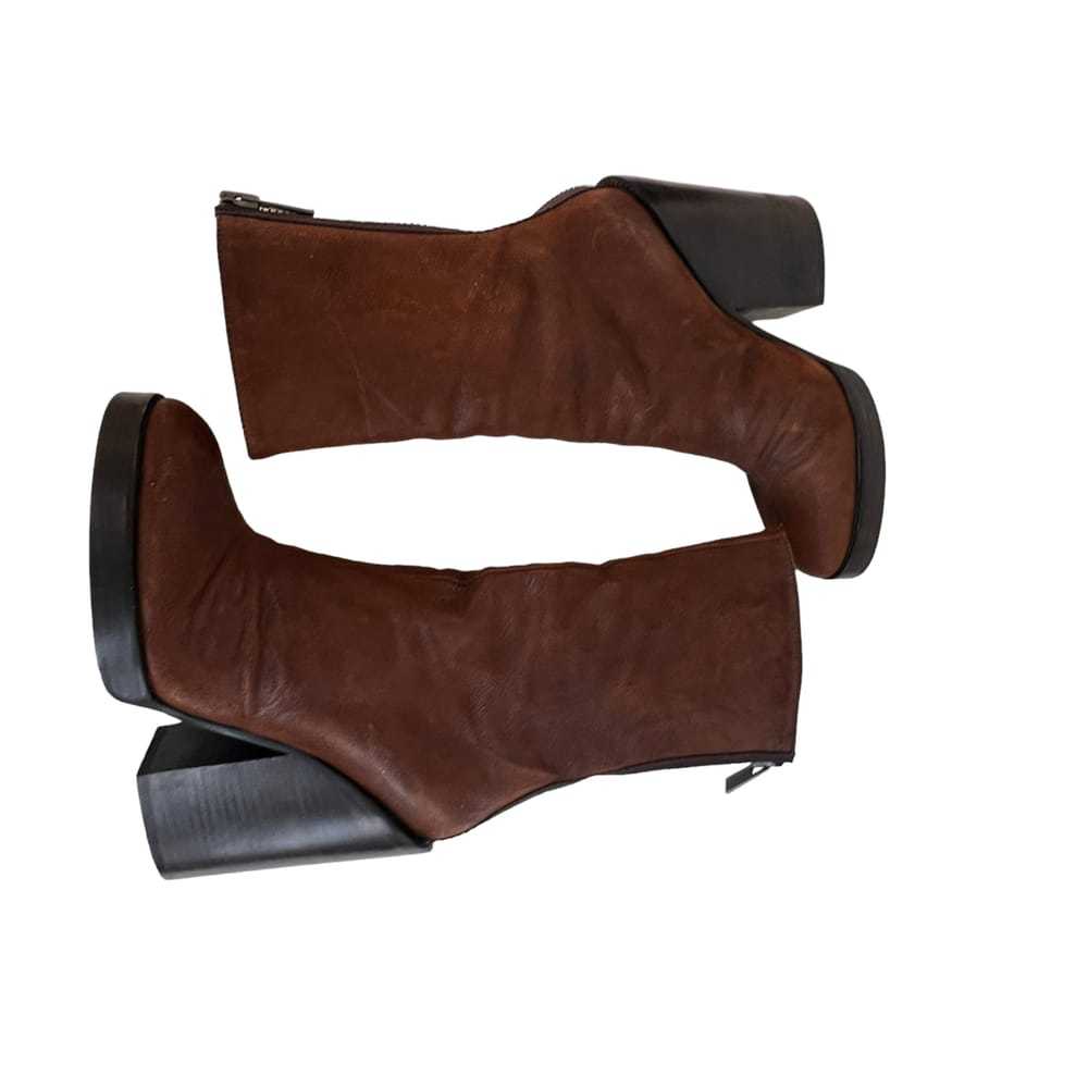 Haider Ackermann Leather western boots - image 7