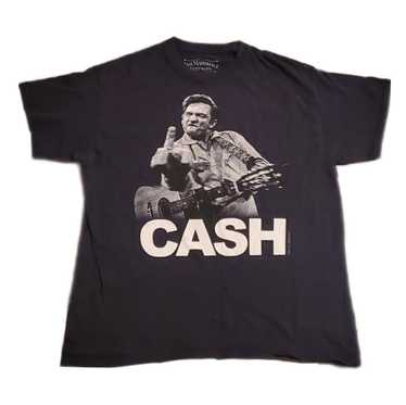 Band Tees × Vintage Johnny Cash Photo T-Shirt - image 1