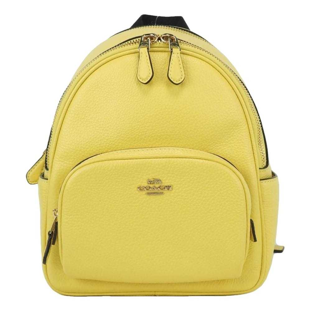 Coach Leather backpack - image 1