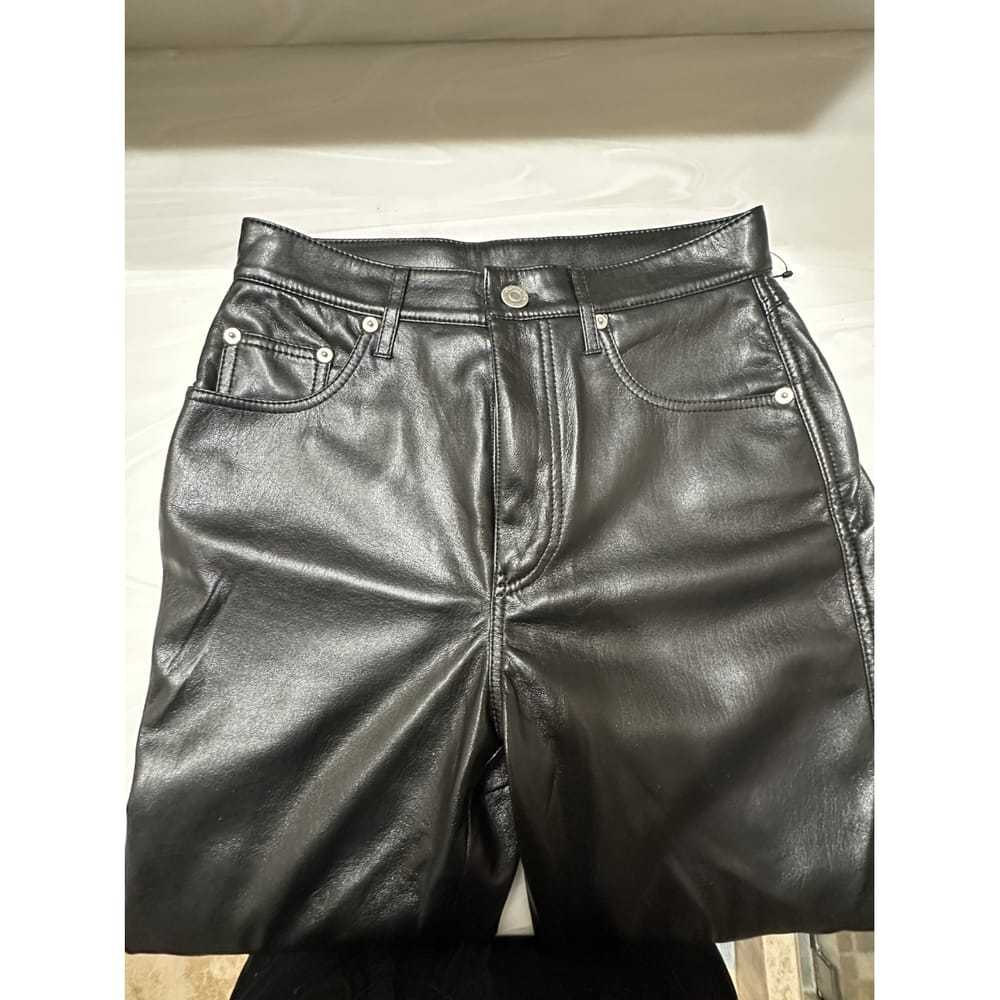 Nanushka Vegan leather straight pants - image 4