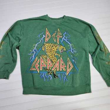 Def Leppard Def Leppard Green Crystal Studded Star