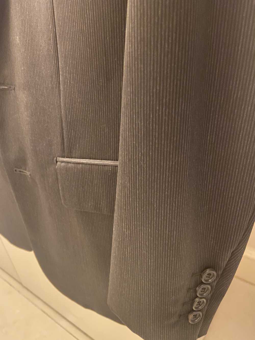 Dior Dior Homme Suit Size 44 black/stripe - image 3