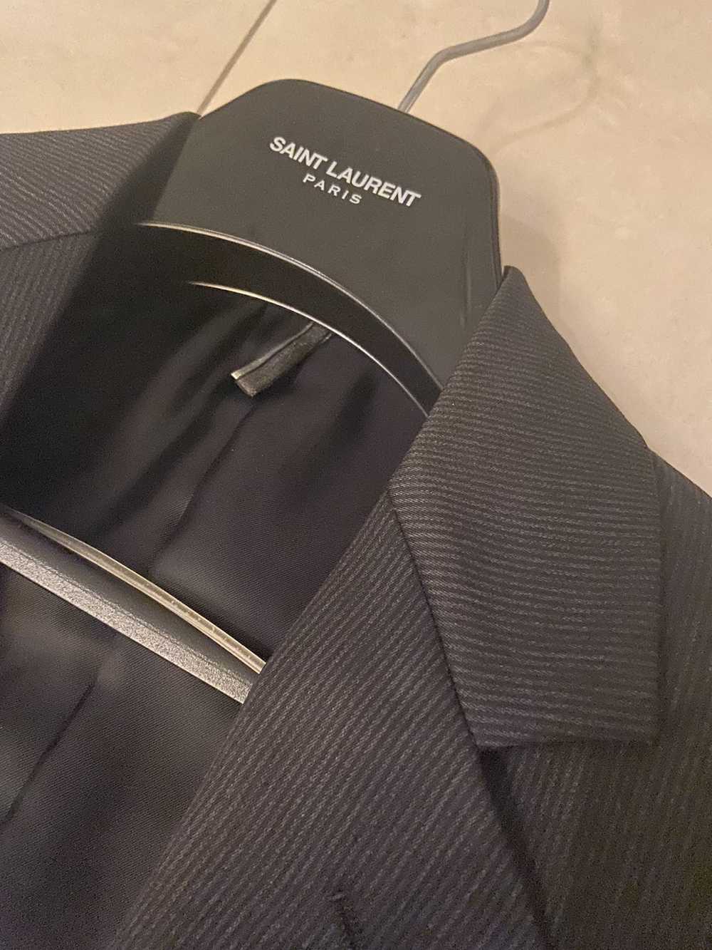 Dior Dior Homme Suit Size 44 black/stripe - image 4