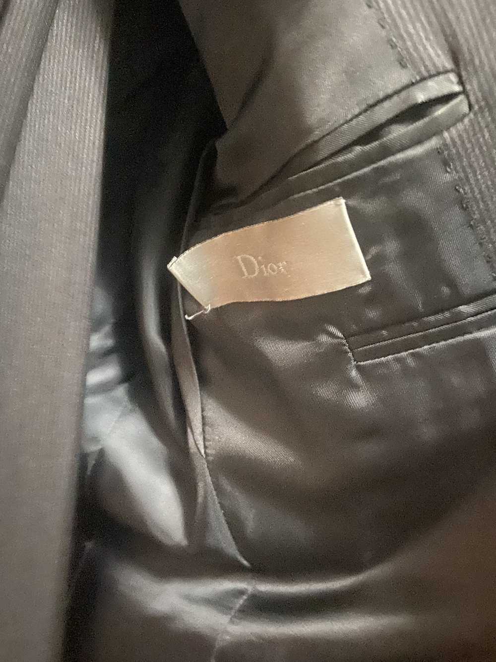 Dior Dior Homme Suit Size 44 black/stripe - image 5