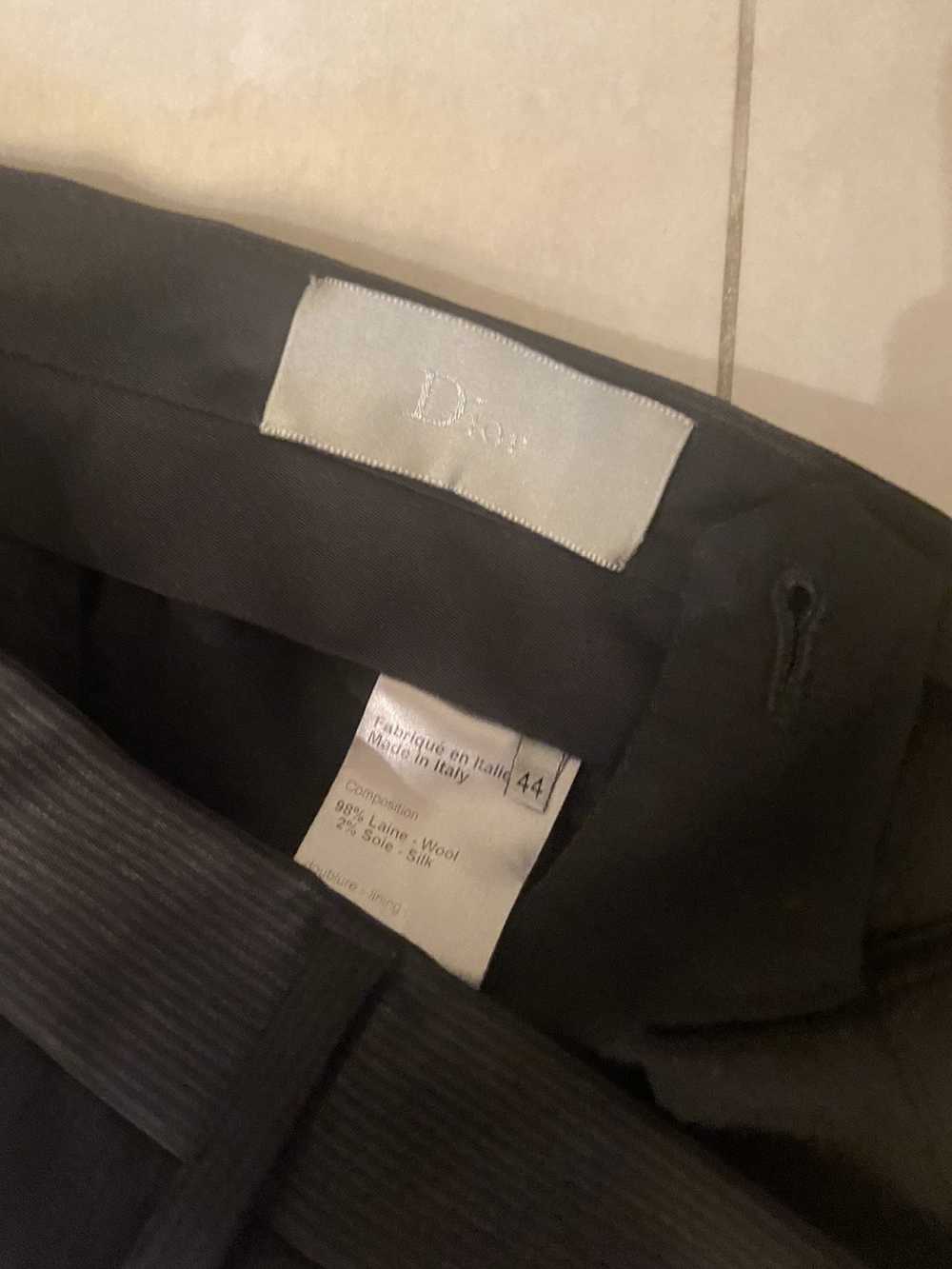 Dior Dior Homme Suit Size 44 black/stripe - image 6