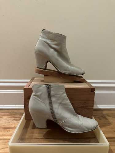 Officine Creative Avant Garde White Ankle Booties