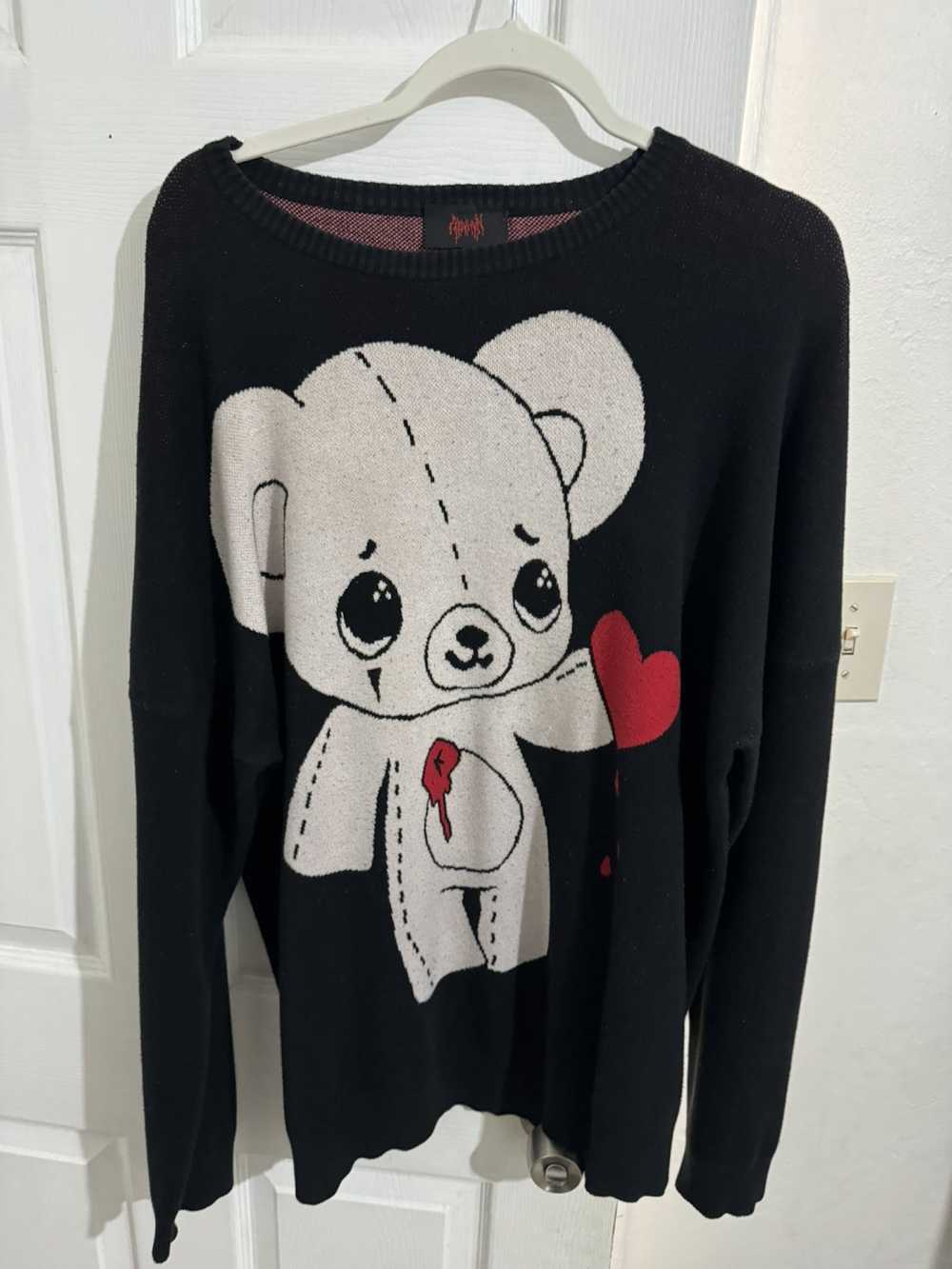 Abvhvn abvhvn teddy bear knitted sweater - image 1