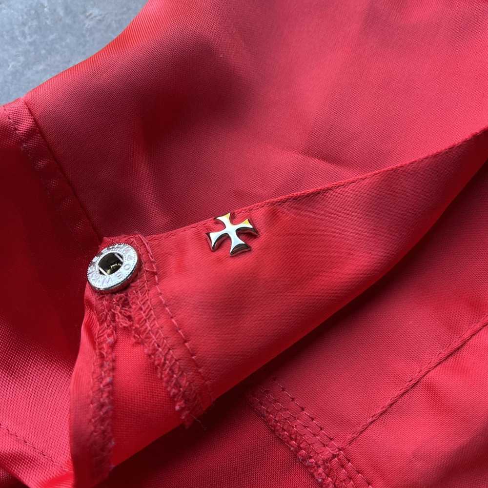 Avant Garde × Streetwear Red Avant Garde Silk Hoo… - image 6