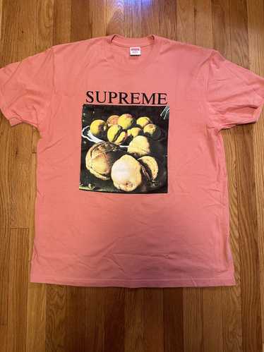 Supreme still life tee hot sale red