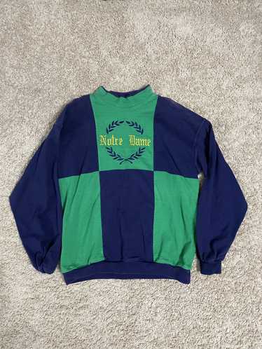 American College × Vintage Notre Dame 1980’s swea… - image 1