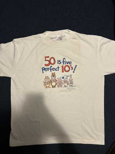 Streetwear × Vintage Vintage Tee shirt “50 is fiv… - image 1