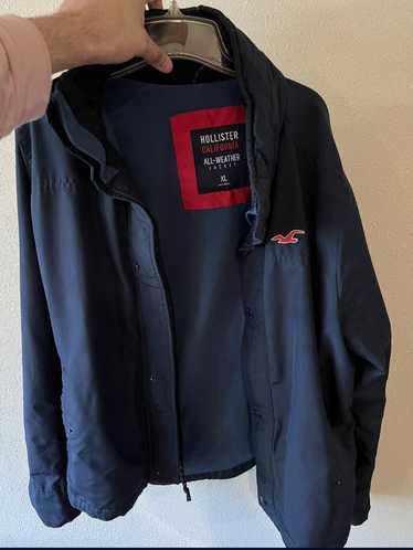 HOLLISTER THE ALL-WEATHER JACKET COAT BLACK MENS SIZE S,M,XL