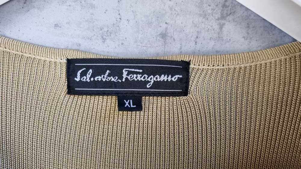 Salvatore Ferragamo × Vintage ! Silk Tee shirt by… - image 4