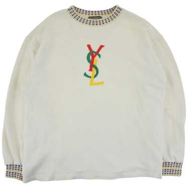 Yves Saint Laurent スタッズスウェット Y2K グランジ 平成 Yves Saint Laurent スタッズスウェット Y2K グランジ 平成