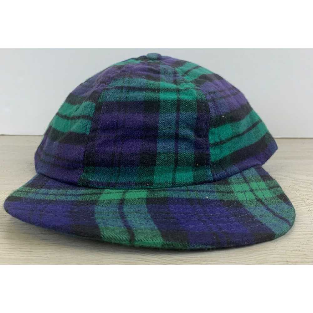 Other Plaid Hat Green Adjustable Hat Adjustable A… - image 1