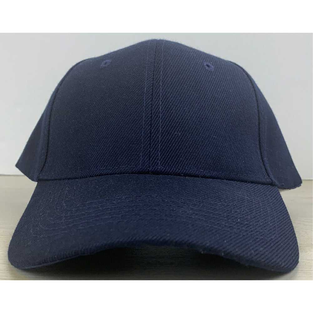Other Navy Blue Hat Blue Adjustable Hat Adjustabl… - image 1
