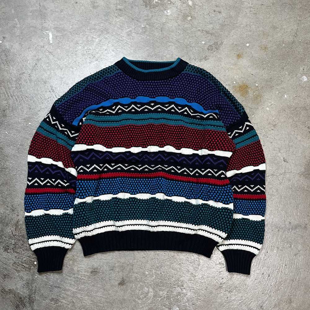 Streetwear × Vintage Vintage Coogi Style Sweater … - image 1