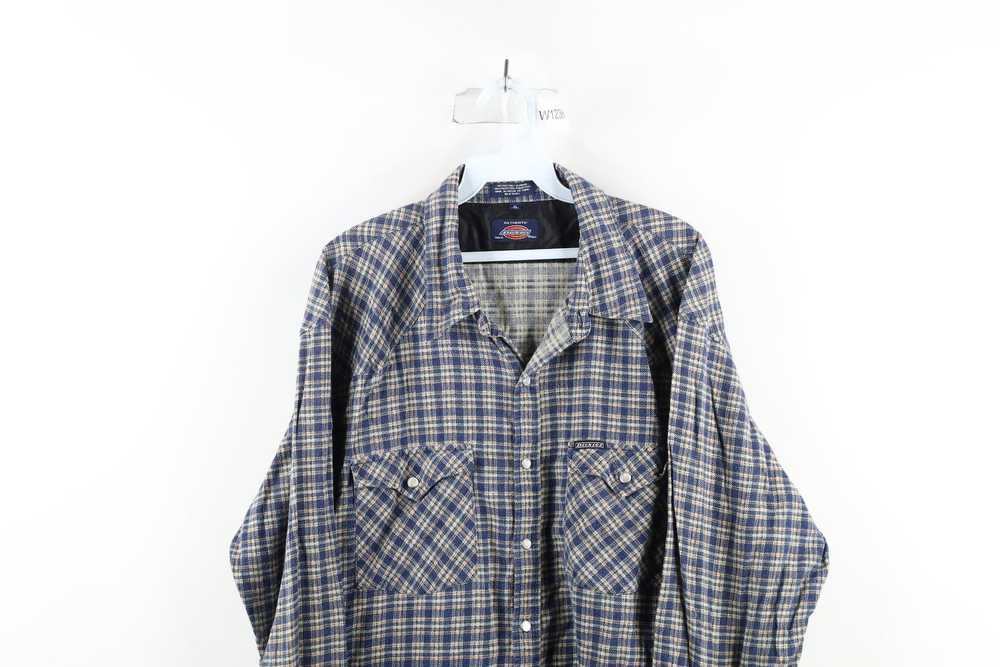 Dickies × Vintage Vintage 90s Dickies Out Flannel… - image 2