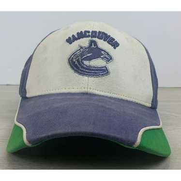 Reebok Vancouver Canucks Hat NHL Blue Hat Adjustab