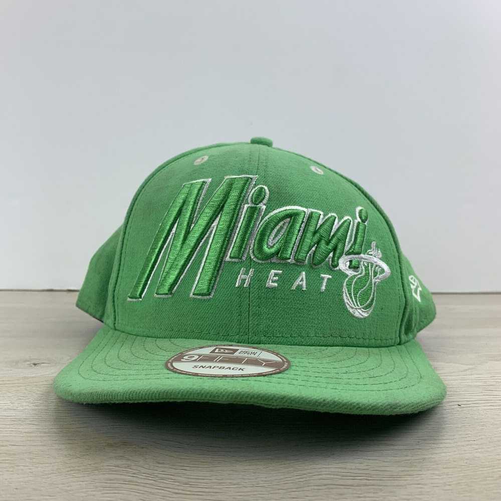 New Era Miami Heat Hat New Era 9FIFTY Green Snapb… - image 2