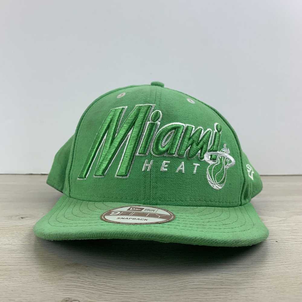 New Era Miami Heat Hat New Era 9FIFTY Green Snapb… - image 3
