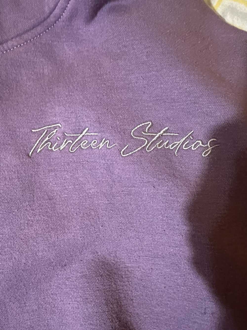 Streetwear Thirteen Studios Lavender Hoodie - image 3