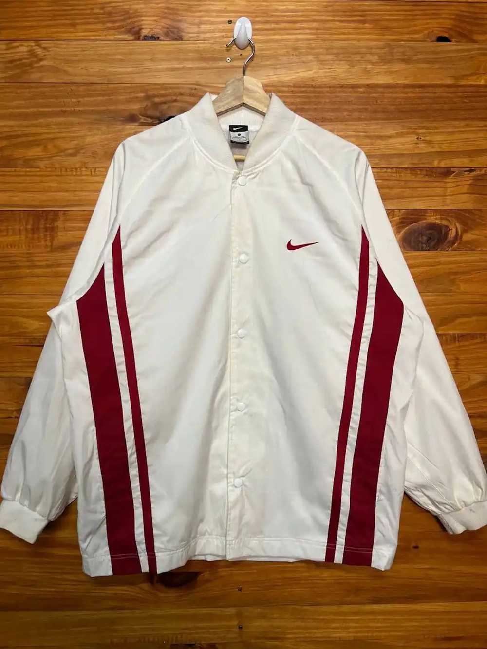 Nike Vintage Y2K Nike Swoosh Nylon Coach Jacket - image 1