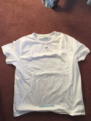 Off-White Off-White “TEMPERATURE” Tee White - image 1